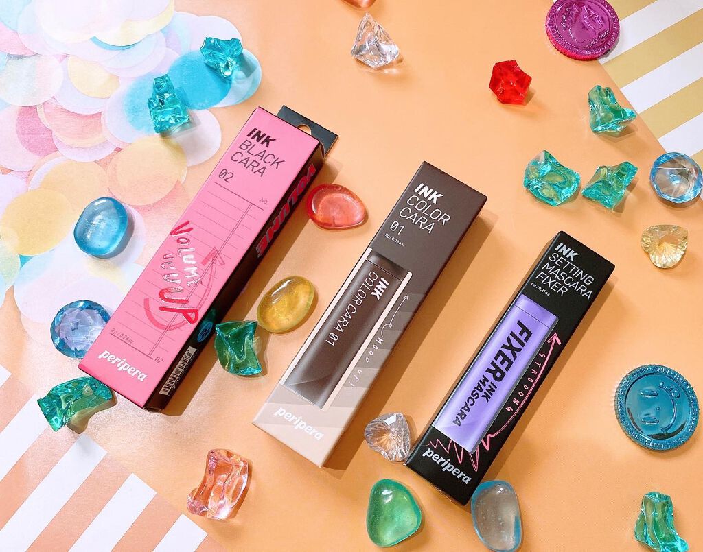 インク ブラック カラ 02 VOLUME CURLING/PERIPERA/マスカラを使ったクチコミ（2枚目）