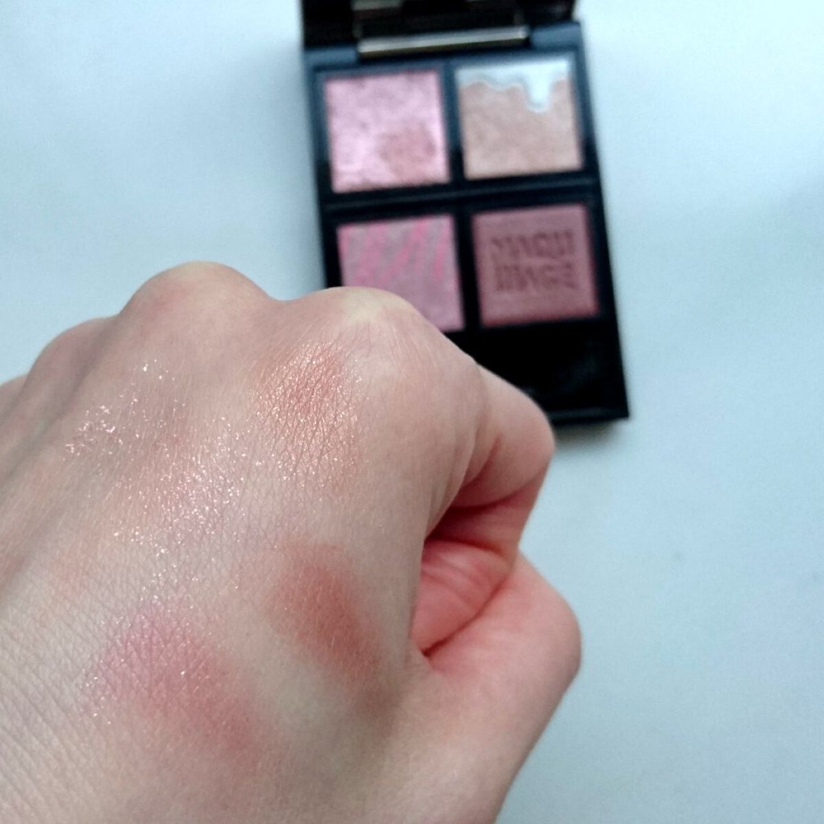 ドラマティックアイカラー (パウダー)/(クリーム)/マキアージュ/アイシャドウパレットを使ったクチコミ（1枚目）