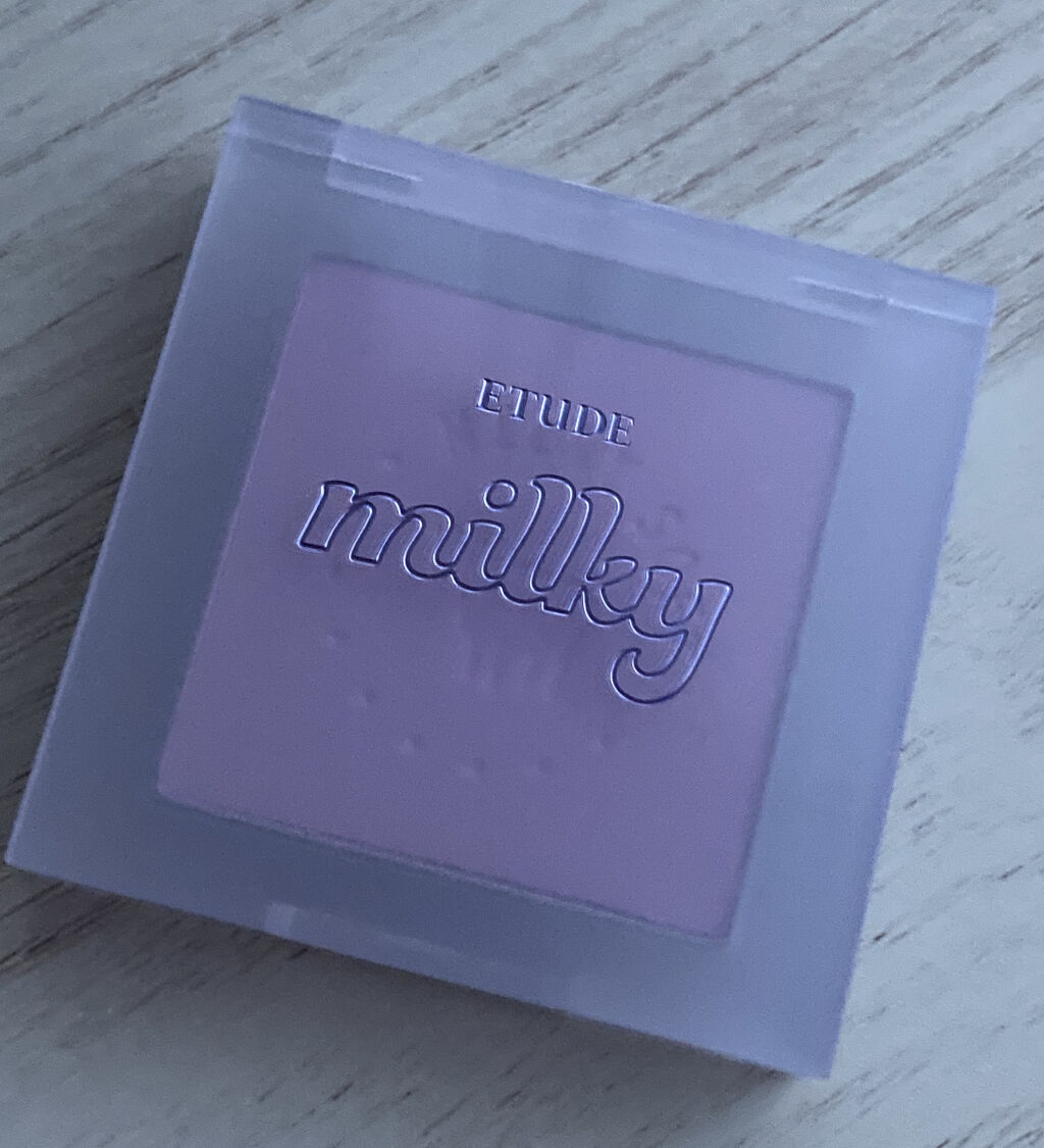 ミルクチーク ブルーベリーミルク/ETUDE/パウダーチークを使ったクチコミ（1枚目）