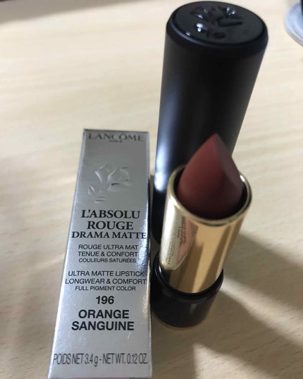 ラプソリュ ルージュ 196 オレンジ サンギン/LANCOME/口紅の画像