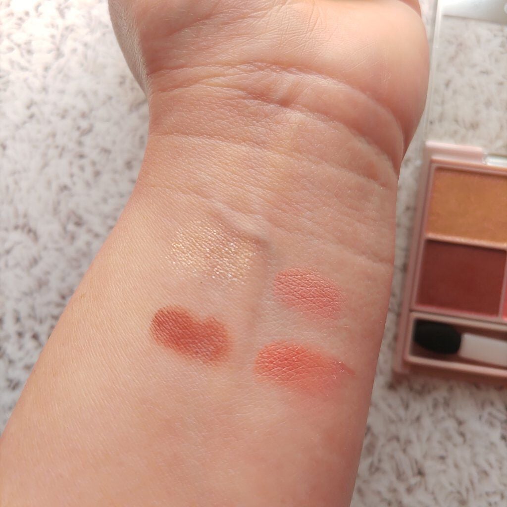 シルキースフレアイズ(マットタイプ)/キャンメイク/アイシャドウパレットを使ったクチコミ(3枚目)