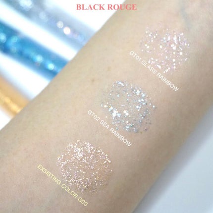 パールブリーアイグリッター/BLACK ROUGE/グリッターを使ったクチコミ(9枚目)