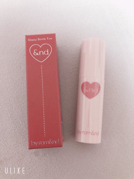 アンドバイロムアンド グラッシーボムティント/&nd by rom&nd/リップティントを使ったクチコミ(1枚目)