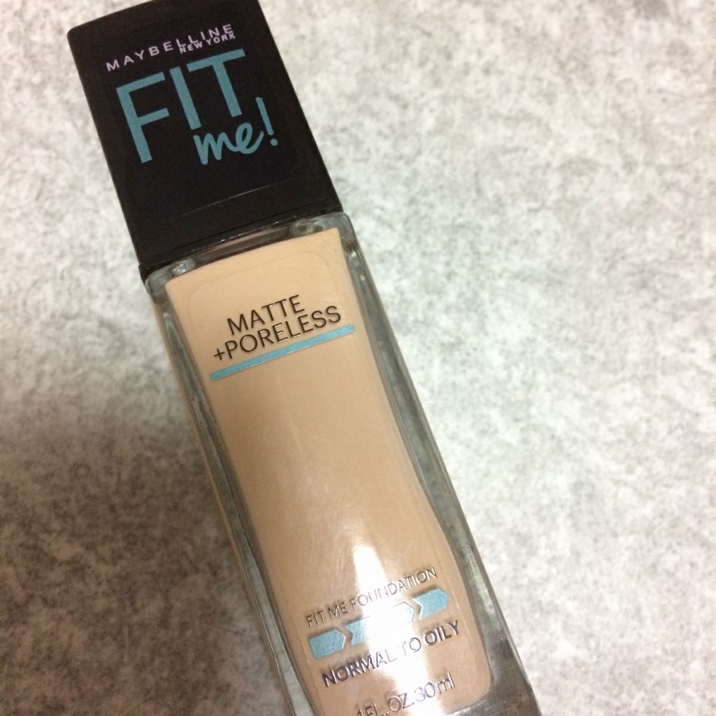 フィットミーリキッドファンデーション/MAYBELLINE NEW YORK/リキッドファンデーションを使ったクチコミ(1枚目)