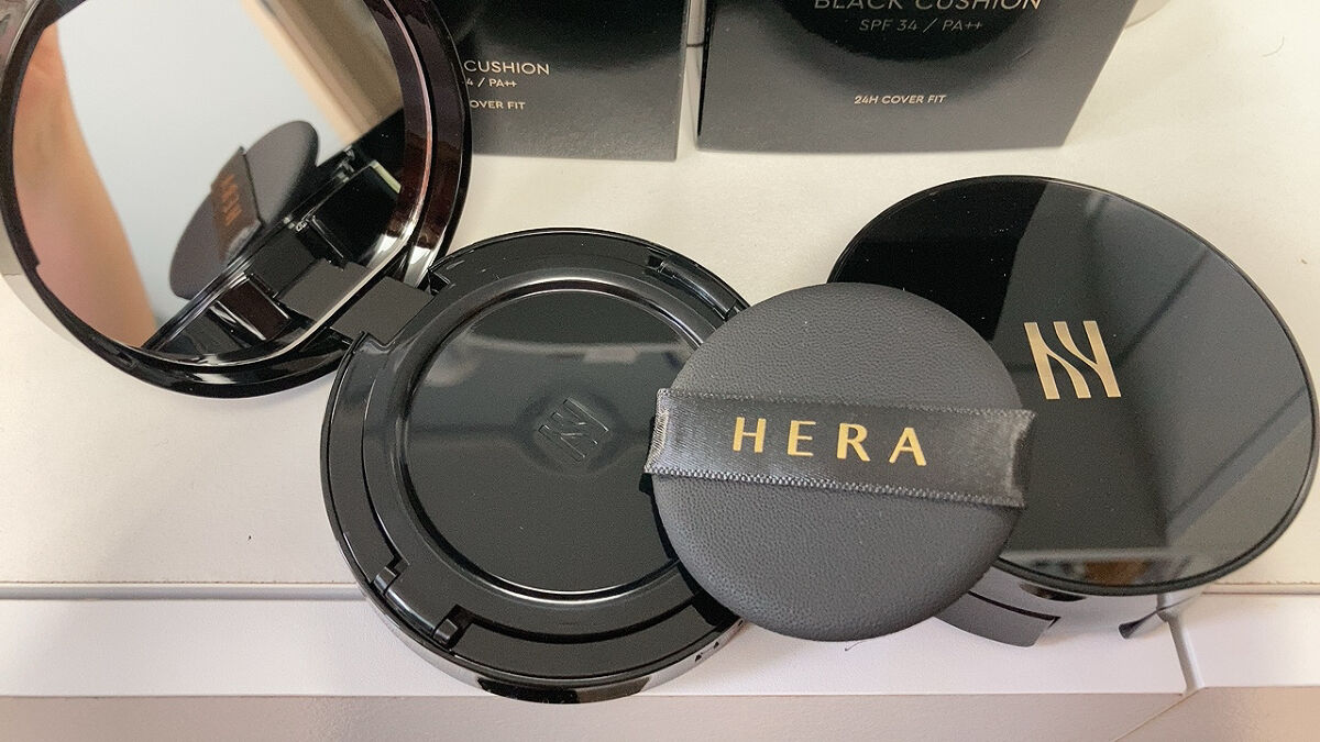 ブラック クッション/HERA/クッションファンデーションを使ったクチコミ（1枚目）