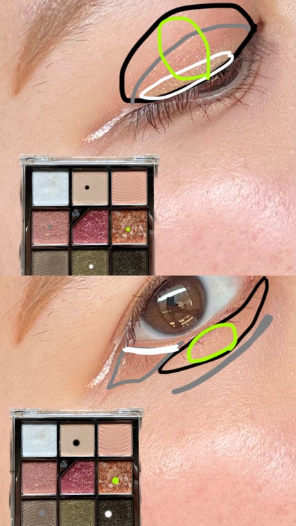 EYE OPENING LINER/UZU BY FLOWFUSHI/リキッドアイライナーを使ったクチコミ(2枚目)