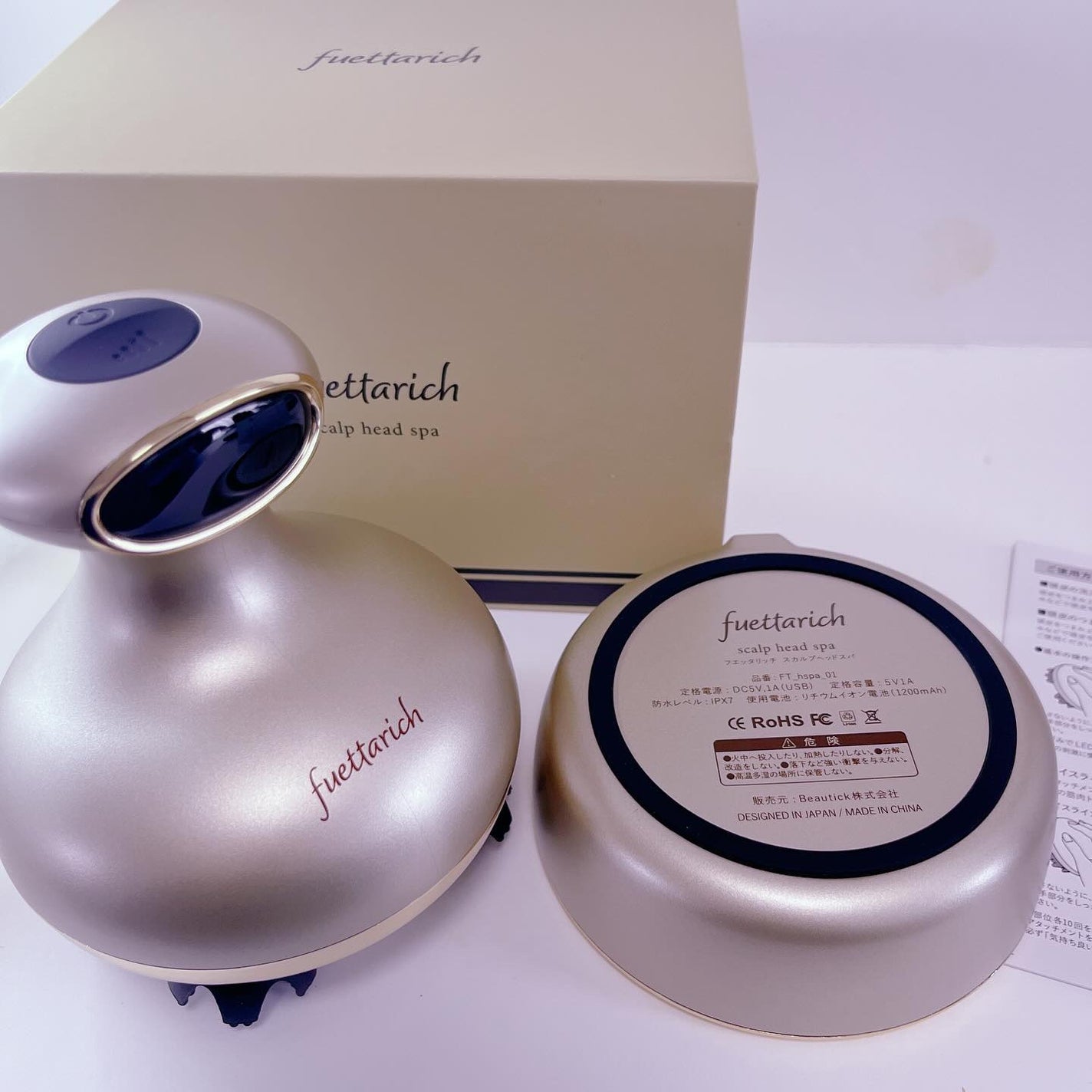 スカルプ ヘッドスパ/fuettarich (フエッタリッチ)/ヘッドマッサージャーを使ったクチコミ(3枚目)