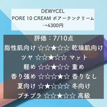 ポアーテンクリーム/DEWYCEL/化粧下地を使ったクチコミ（5枚目）