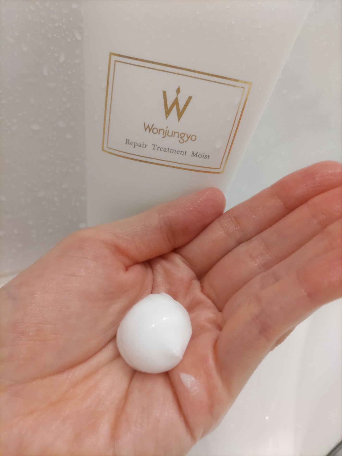 ウォンジョンヨ リペアシャンプー モイスト/リペアトリートメント モイスト/Wonjungyo/市販シャンプーを使ったクチコミ(4枚目)