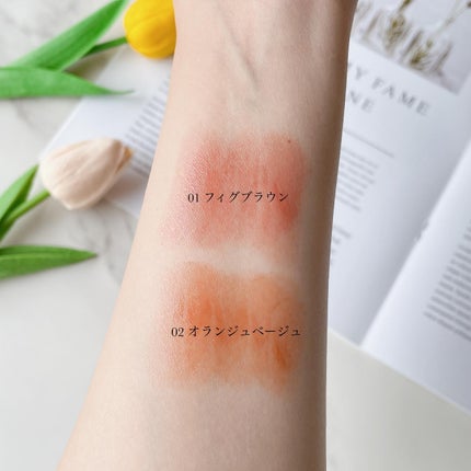 リップカラーシールド/CEZANNE/口紅を使ったクチコミ(3枚目)