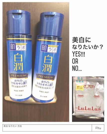 白潤 薬用美白化粧水/肌ラボ/化粧水を使ったクチコミ(1枚目)