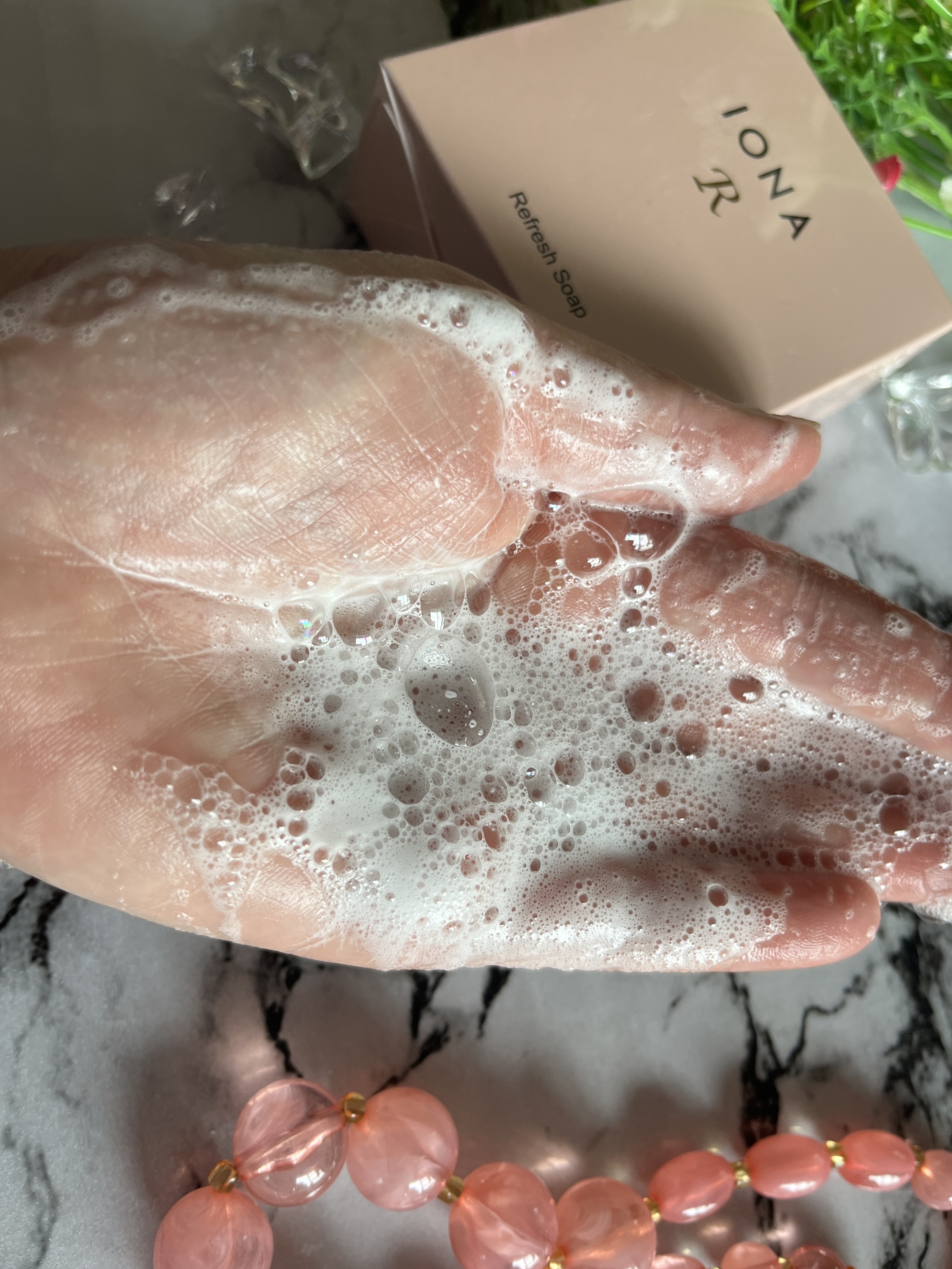 イオナR リフレッシュソープ/イオナR (イオナアール)/洗顔石鹸を使ったクチコミ（2枚目）