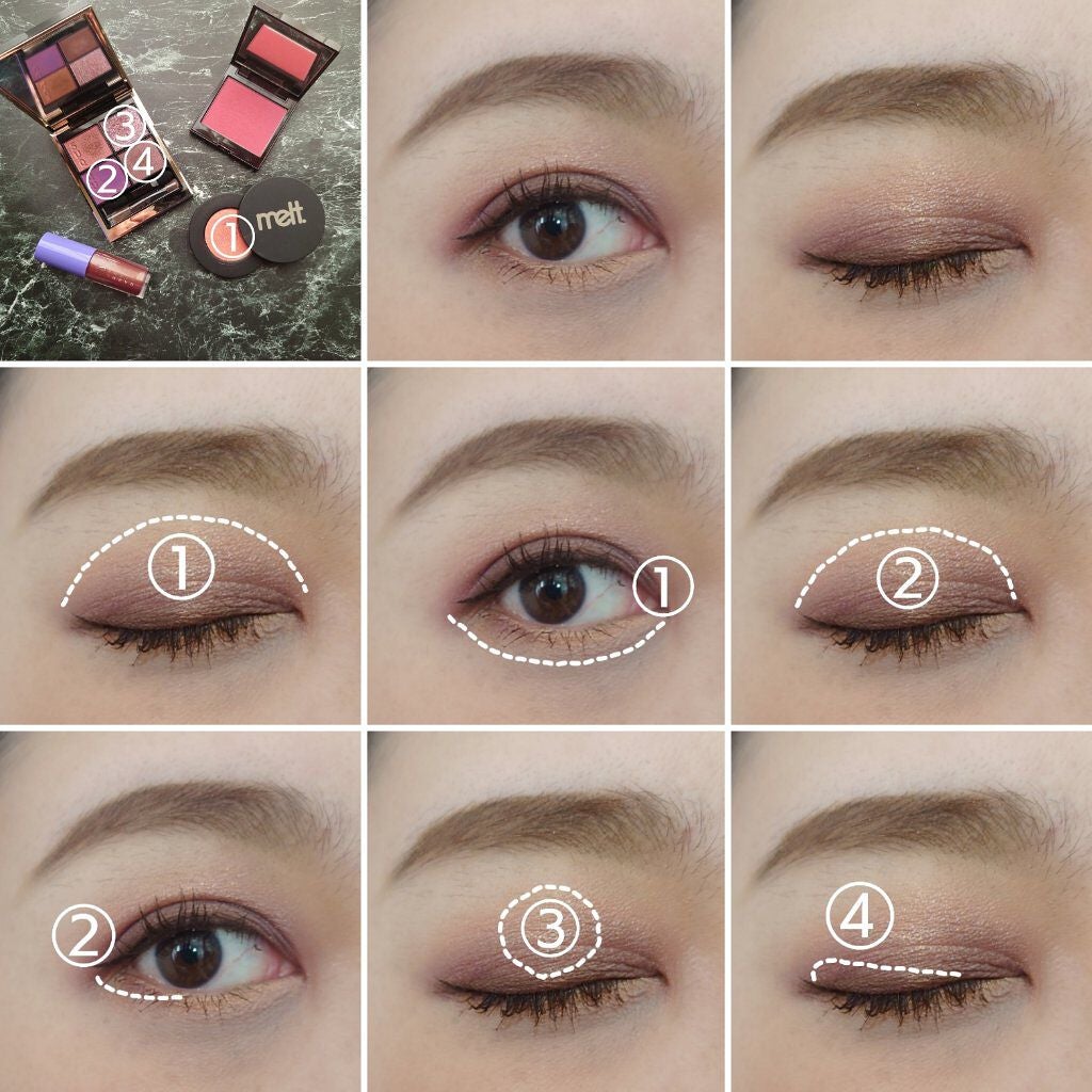 Eyeshadow Palette Stack/Melt Cosmetics/単色アイシャドウを使ったクチコミ(4枚目)