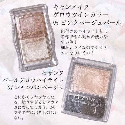 グロウツインカラー/キャンメイク/アイシャドウパレットを使ったクチコミ(2枚目)