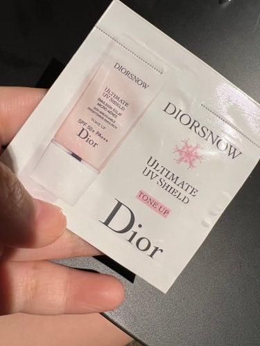 【旧】スノー UVシールド トーンアップ 50+/Dior/日焼け止め・UVケアを使ったクチコミ（1枚目）