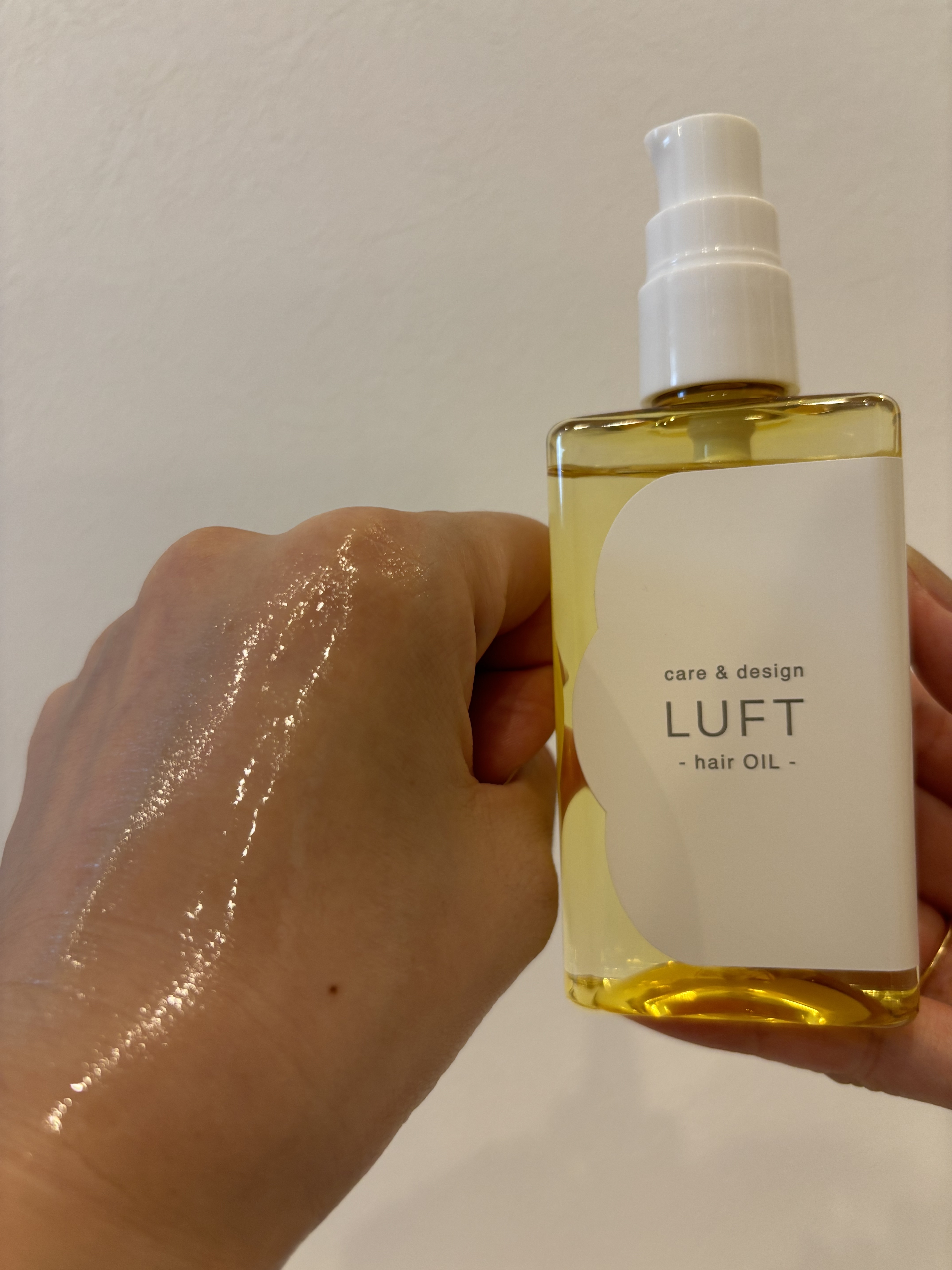 ケア＆デザイン オイルH/LUFT/ヘアオイルを使ったクチコミ（3枚目）