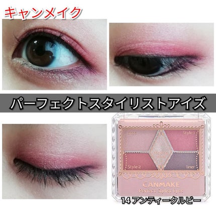 【旧品】パーフェクトスタイリストアイズ/キャンメイク/アイシャドウパレットを使ったクチコミ(1枚目)