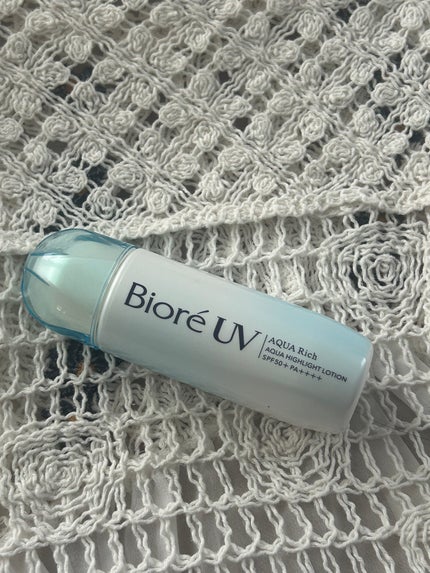 ビオレUV アクアリッチ アクアハイライトローション(水層ハイライトUV)/ビオレ/日焼け止めローションを使ったクチコミ(1枚目)