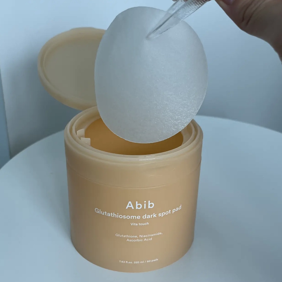 グルタチオンソームダークスポットパッドビタタッチ/Abib /トナーパッドを使ったクチコミ（2枚目）