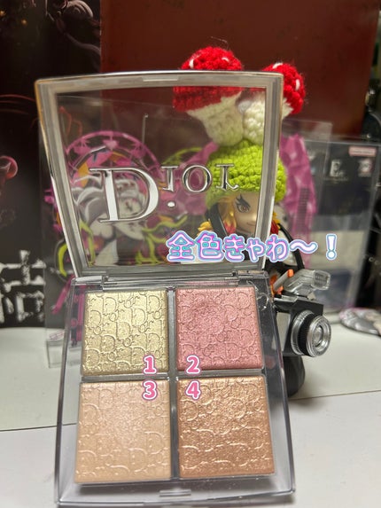 ディオール バックステージ フェイス グロウ パレット/Dior/ハイライトを使ったクチコミ(2枚目)