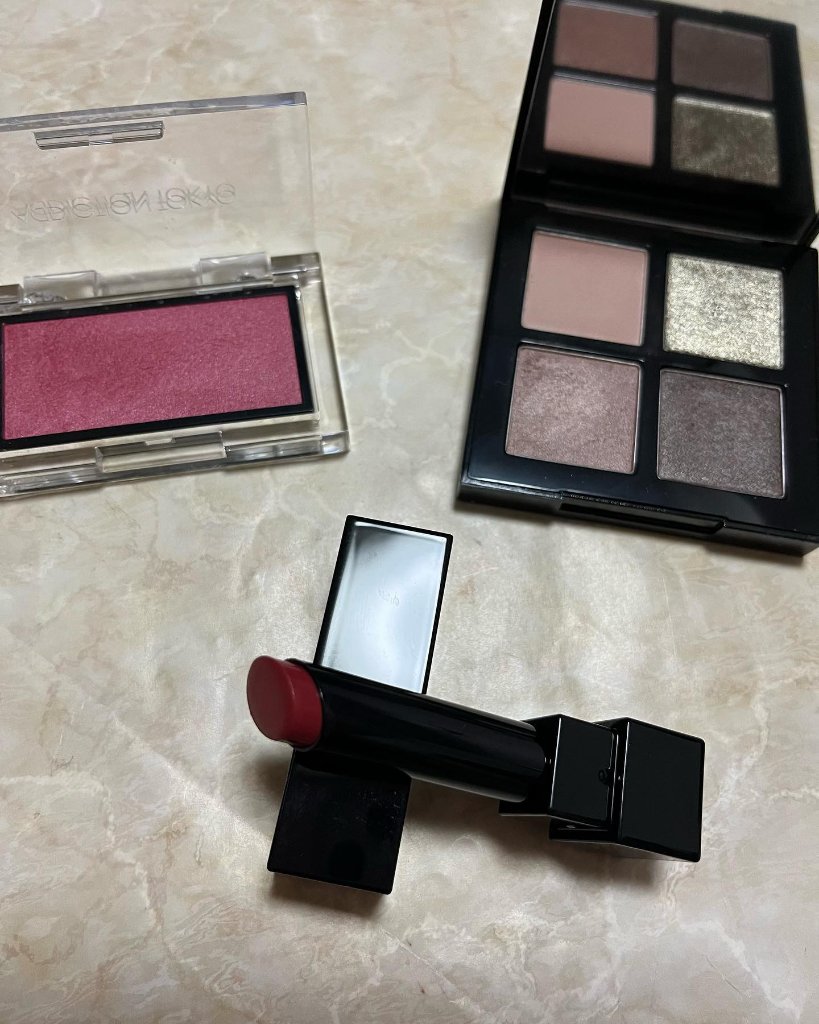 アディクション ザ ブラッシュ パール 010P Evening Hibiscus/ADDICTION/パウダーチークを使ったクチコミ（1枚目）