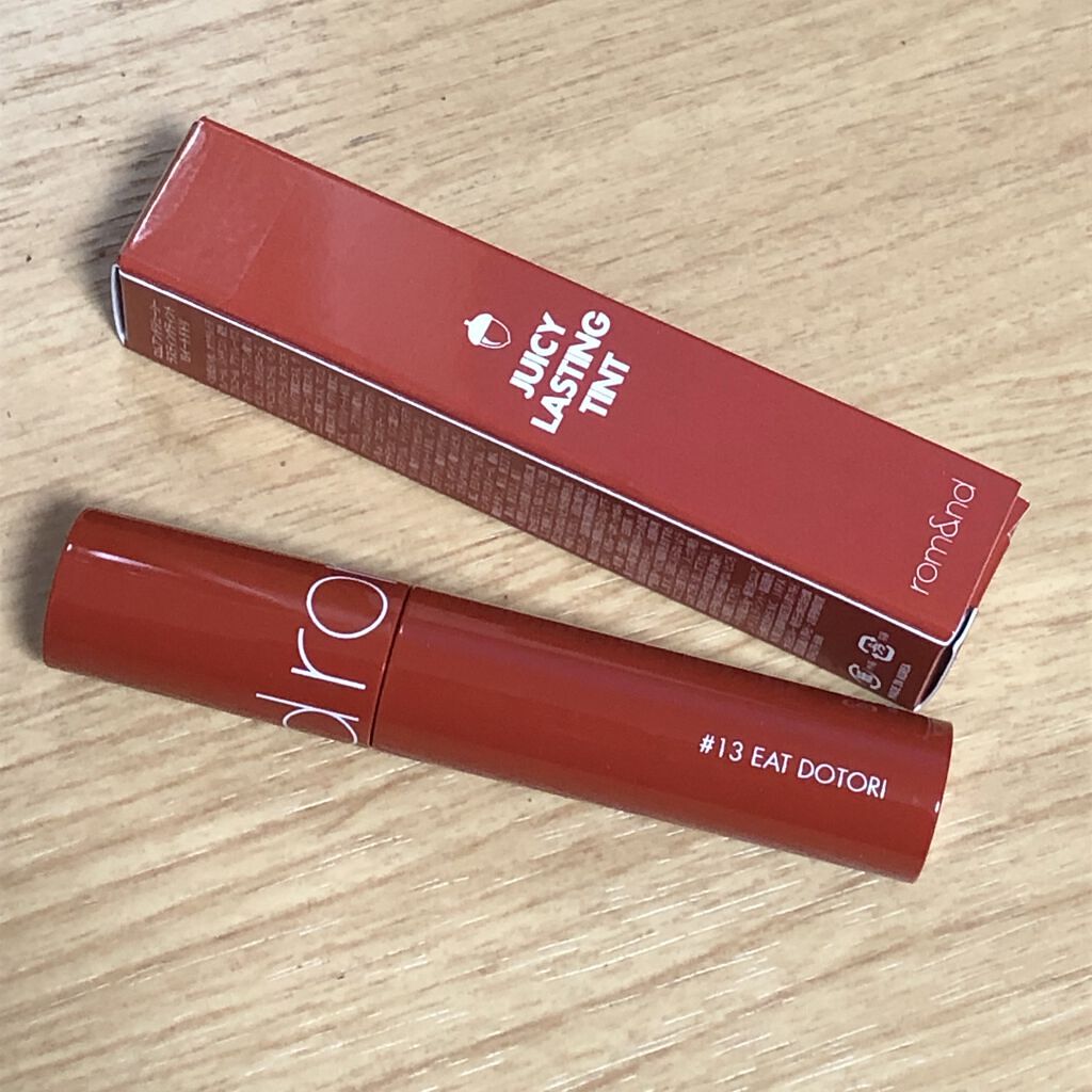 ジューシーラスティングティント/rom&nd/リップティントを使ったクチコミ（1枚目）