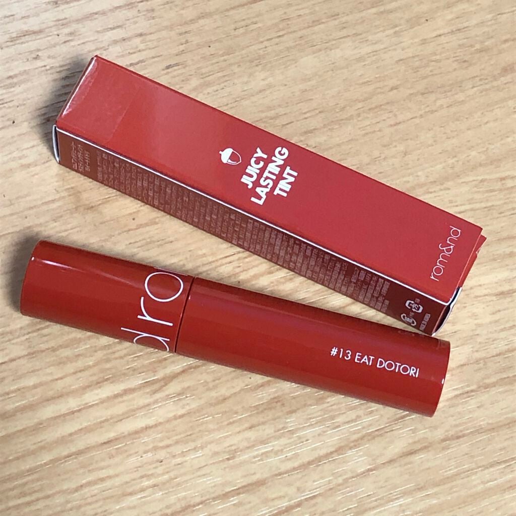 ジューシーラスティングティント/rom&nd/リップティントを使ったクチコミ(1枚目)