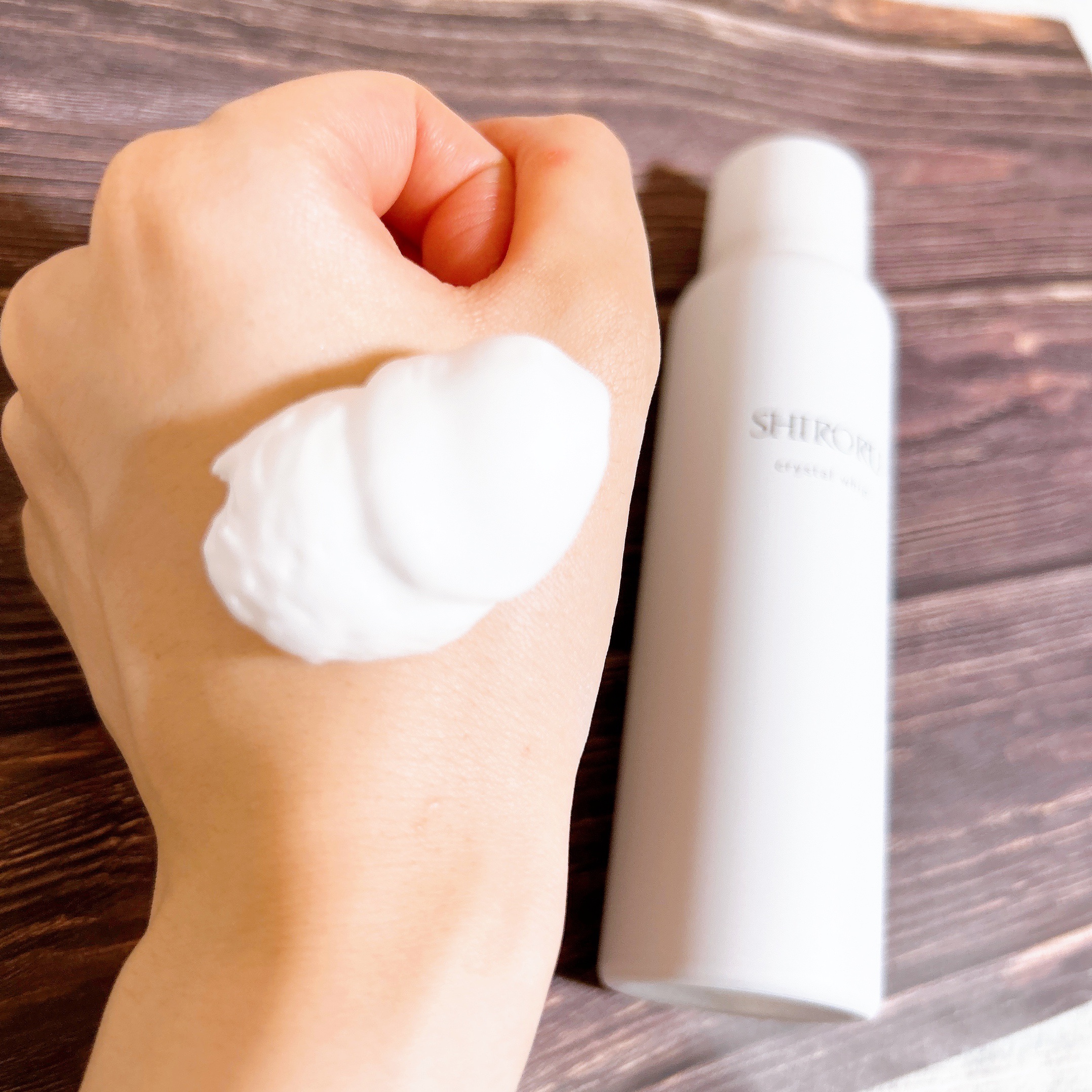 クリスタルホイップ クリスタルホイップ/SHIRORU/泡洗顔を使ったクチコミ（3枚目）