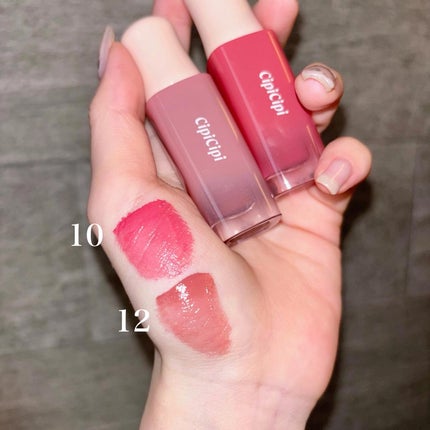 デューイフィルムティント 12 あずきプリン/CipiCipi/リップティントを使ったクチコミ(3枚目)