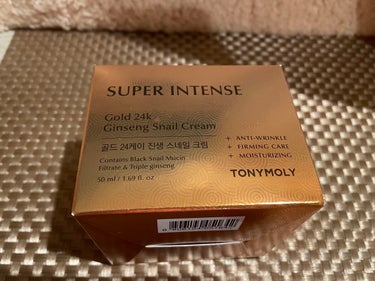 SUPER INTENSE Gold24K Ginseng Snail Cream/TONYMOLY/フェイスクリームを使ったクチコミ（8枚目）