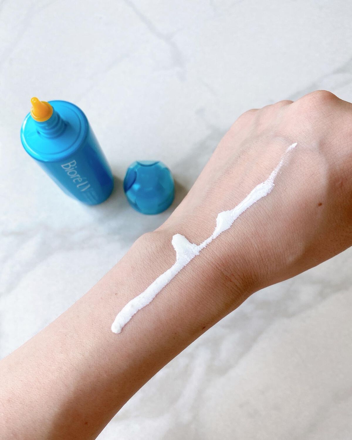 ビオレUV アクアリッチ アクアプロテクトローション(水層パック)/ビオレ/日焼け止めローションを使ったクチコミ(2枚目)