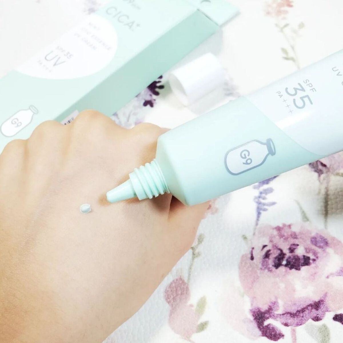 ウユエッセンス UVクリーム/G9SKIN/日焼け止めクリームを使ったクチコミ（2枚目）