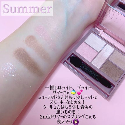 パーフェクトスタイリストアイズ/キャンメイク/アイシャドウパレットを使ったクチコミ(4枚目)