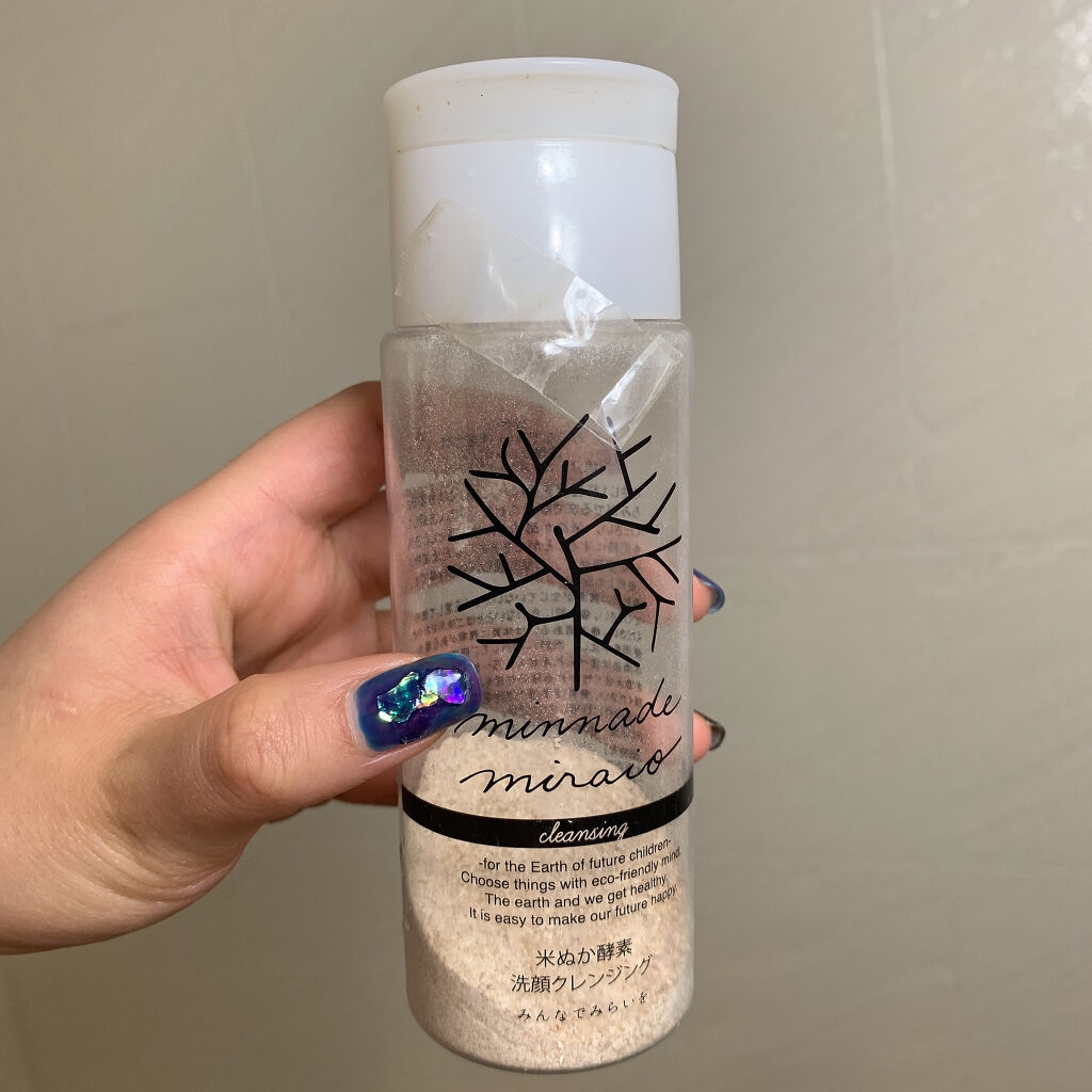 米ぬか酵素洗顔クレンジング/みんなでみらいを/洗顔パウダーを使ったクチコミ（1枚目）