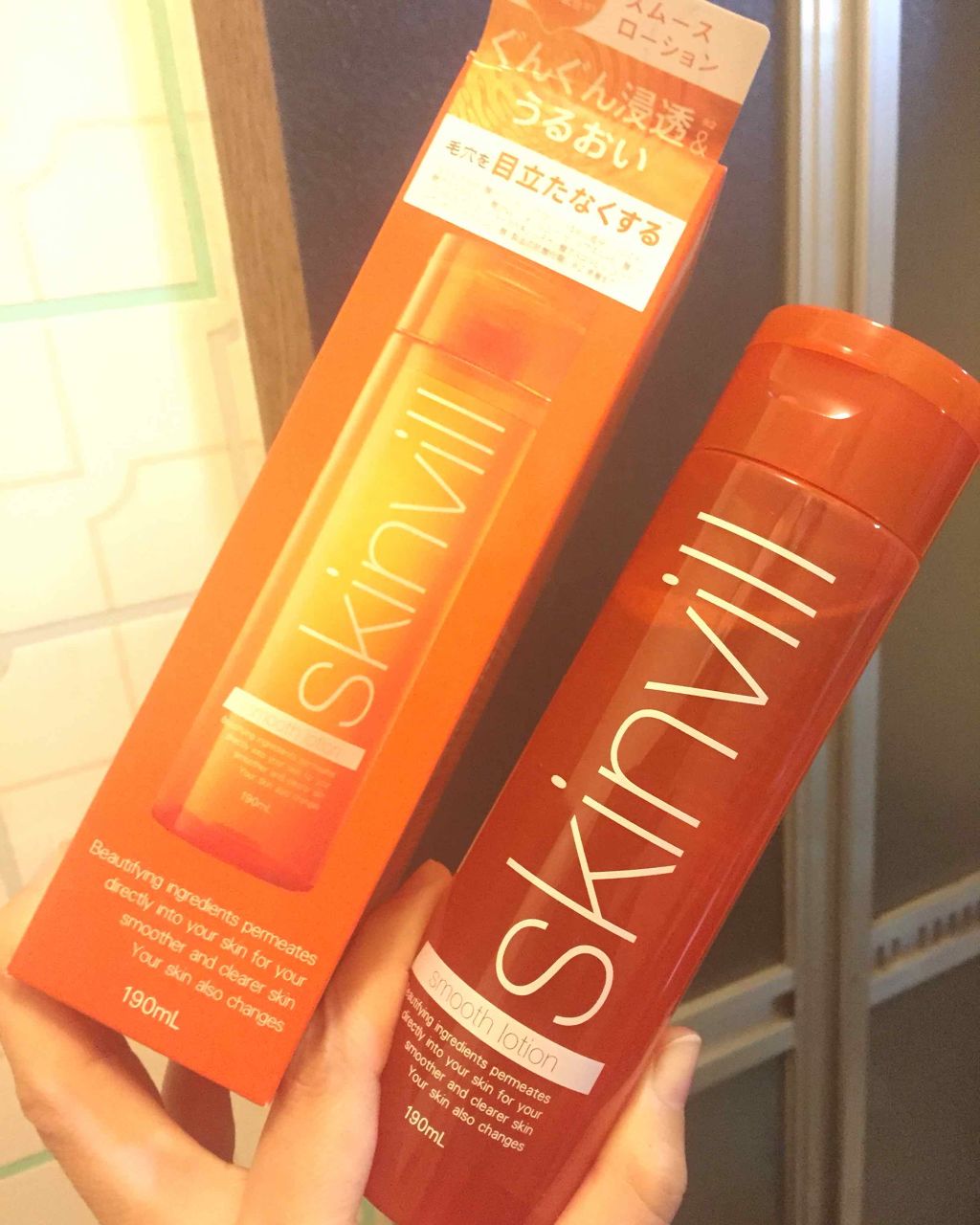 スムースローション/skinvill/化粧水を使ったクチコミ（1枚目）