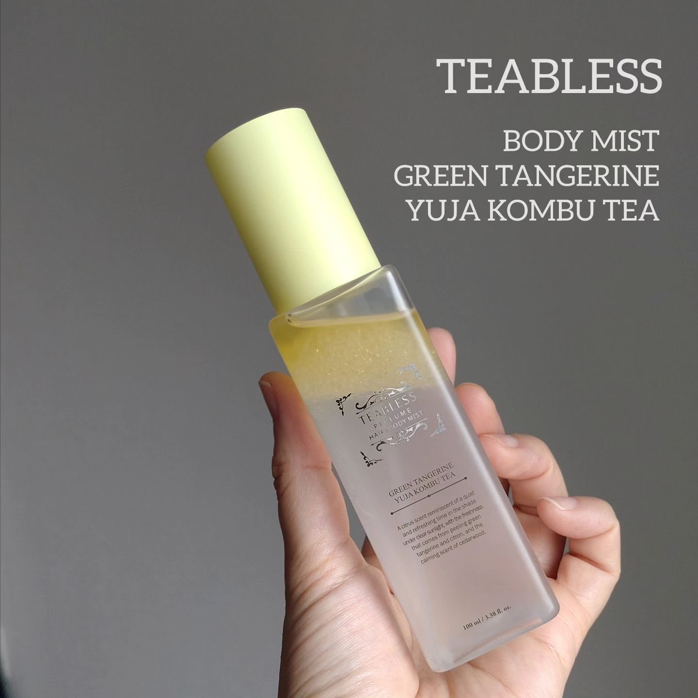 清柑柚子コンブチャパフュームヘア&ボディミスト/TEABLESS/ヘアミストを使ったクチコミ（1枚目）