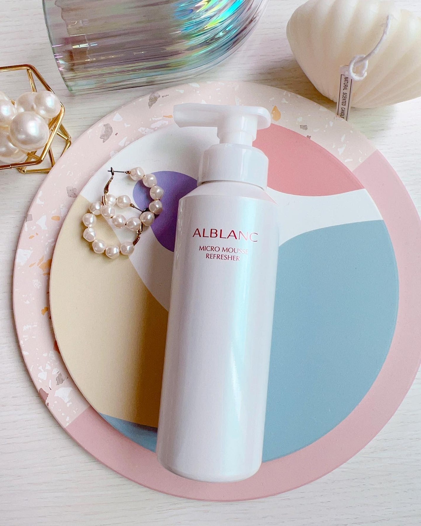 マイクロムース リフレッシャー/ALBLANC/泡洗顔を使ったクチコミ(3枚目)