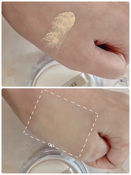 ハートリーフシーンカバークッション/23years old/クッションファンデーションを使ったクチコミ(3枚目)