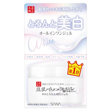 とろんと濃ジェル 薬用美白 N/なめらか本舗/オールインワン化粧品を使ったクチコミ(1枚目)