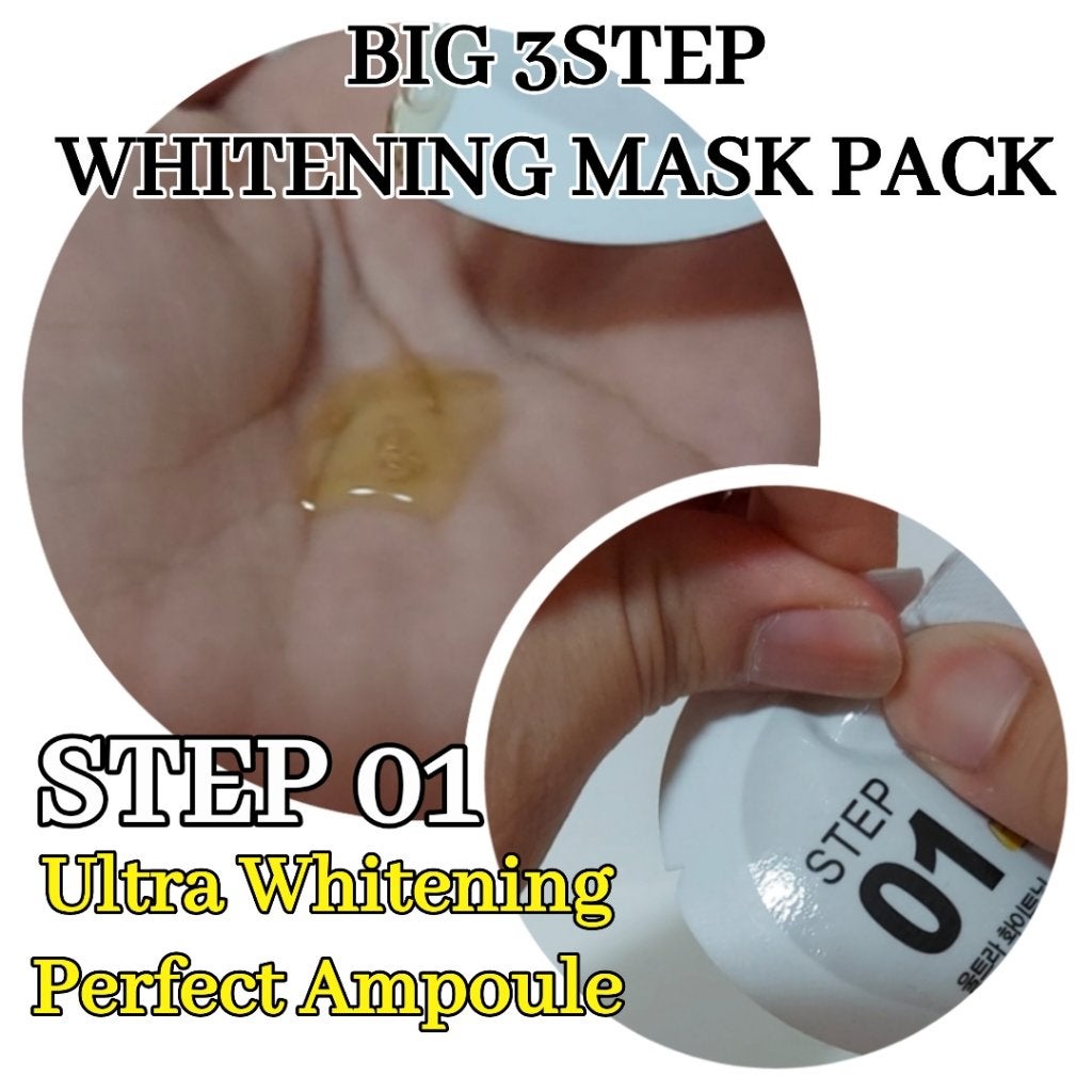 Big3 Step Whitening Mask Pack/MIGUHARA/シートマスク・パックを使ったクチコミ(6枚目)