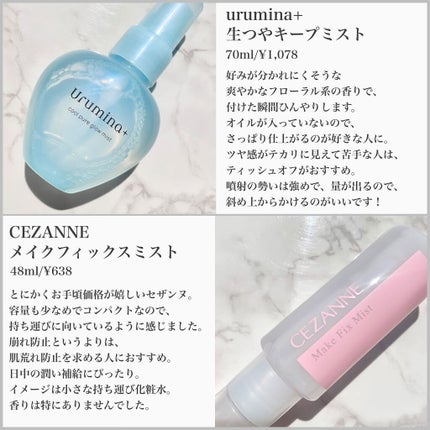 メイク キープ ミスト EX/コーセーコスメニエンス/フィックスミストを使ったクチコミ(2枚目)