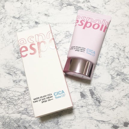 ウォータースプラッシュシカトーンアップクリーム/espoir/化粧下地を使ったクチコミ(1枚目)