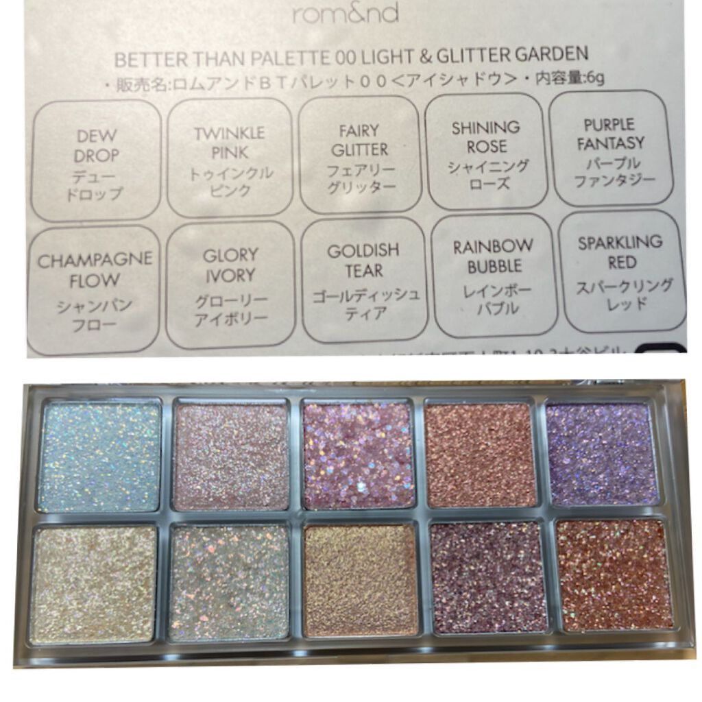 ベターザンパレット/rom&nd/アイシャドウパレットを使ったクチコミ（2枚目）