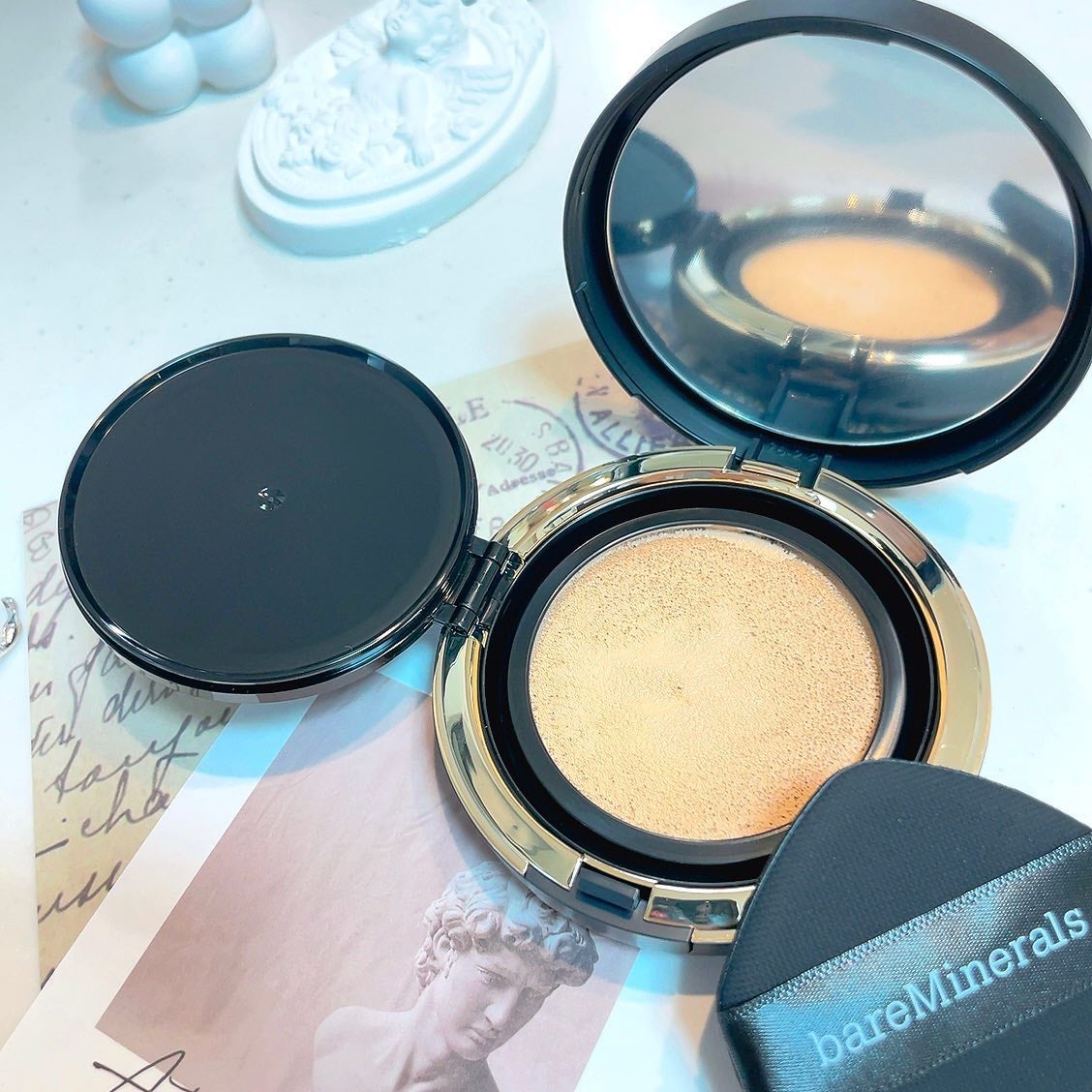 オリジナル ピュア セラム カバーアップ クッション/bareMinerals/クッションファンデーションを使ったクチコミ(4枚目)