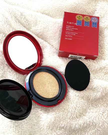 マスク フィット レッド クッション/TIRTIR(ティルティル)/クッションファンデーションを使ったクチコミ(4枚目)