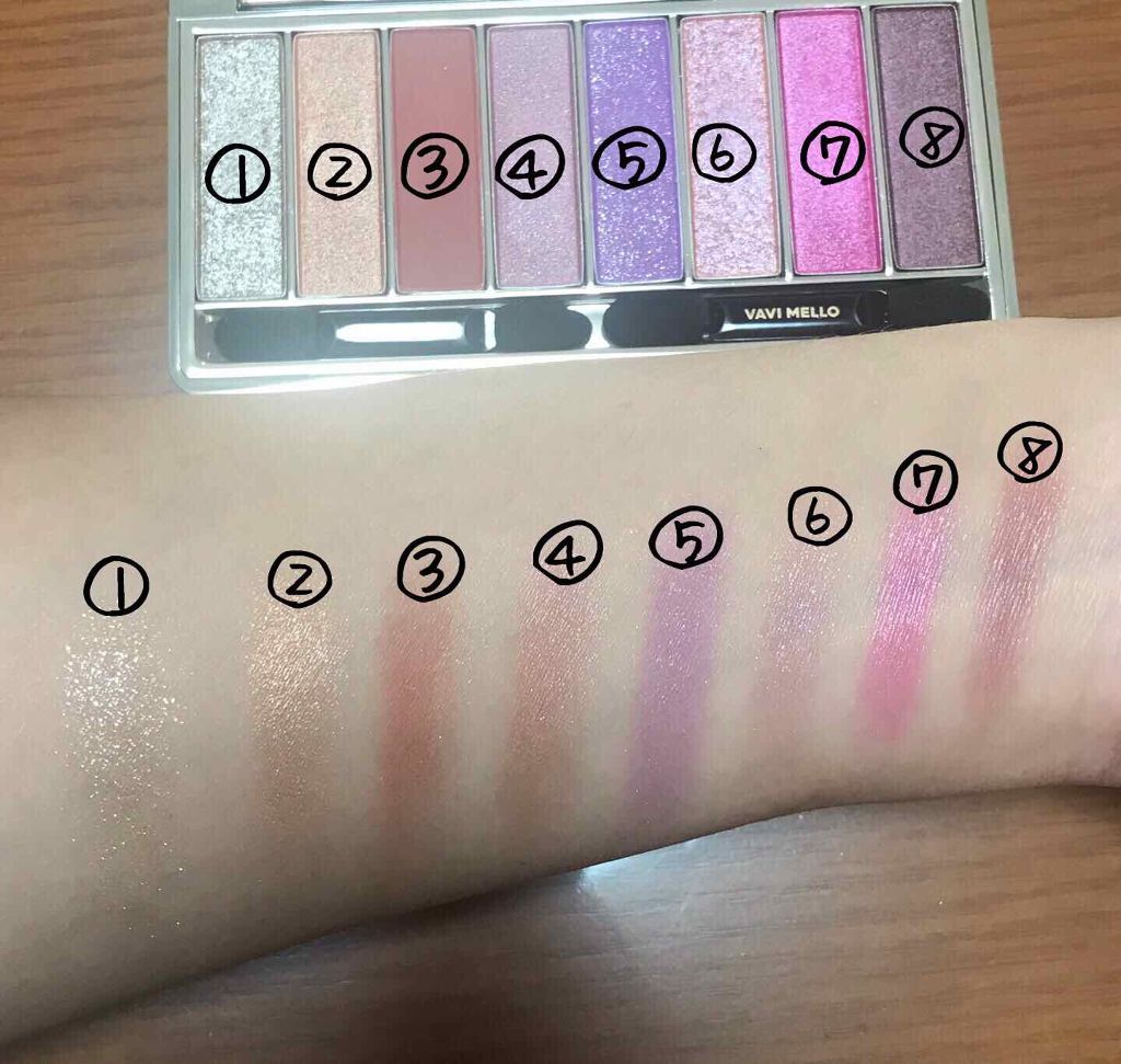 ファーストコレクションアイズ/VAVI MELLO/アイシャドウパレットを使ったクチコミ(2枚目)
