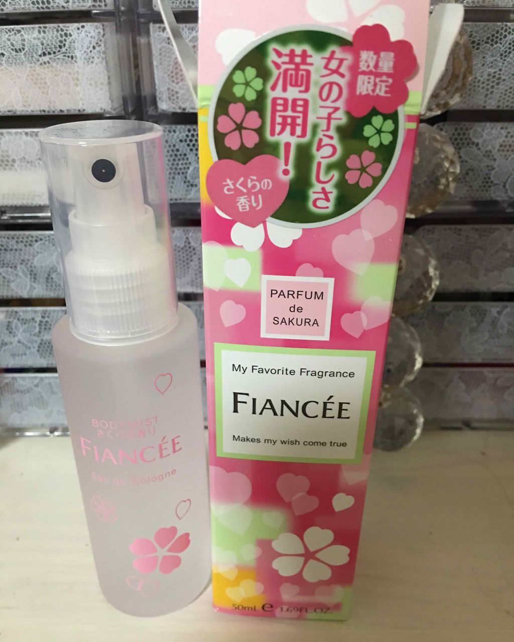 ボディミスト さくらの香り/フィアンセ/香水(レディース)を使ったクチコミ（1枚目）