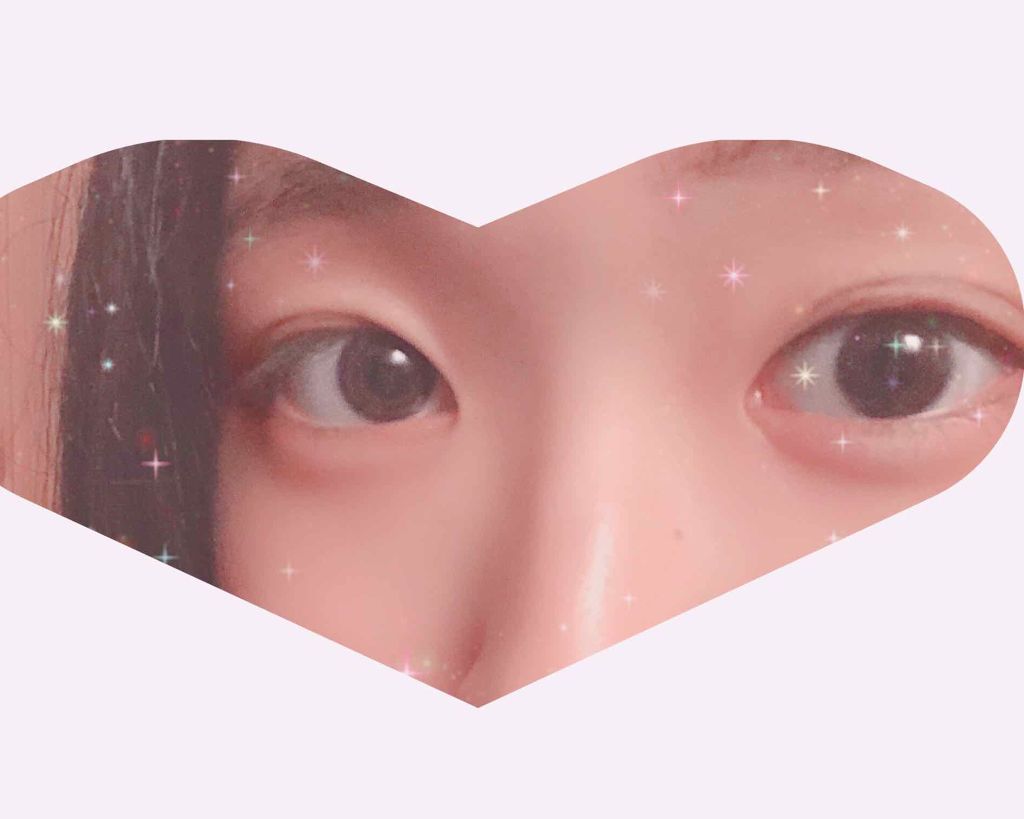 min. on LIPS 「昨日のスクールメイク、目元の完成系こんな感じです!!LIPSの..」(1枚目)