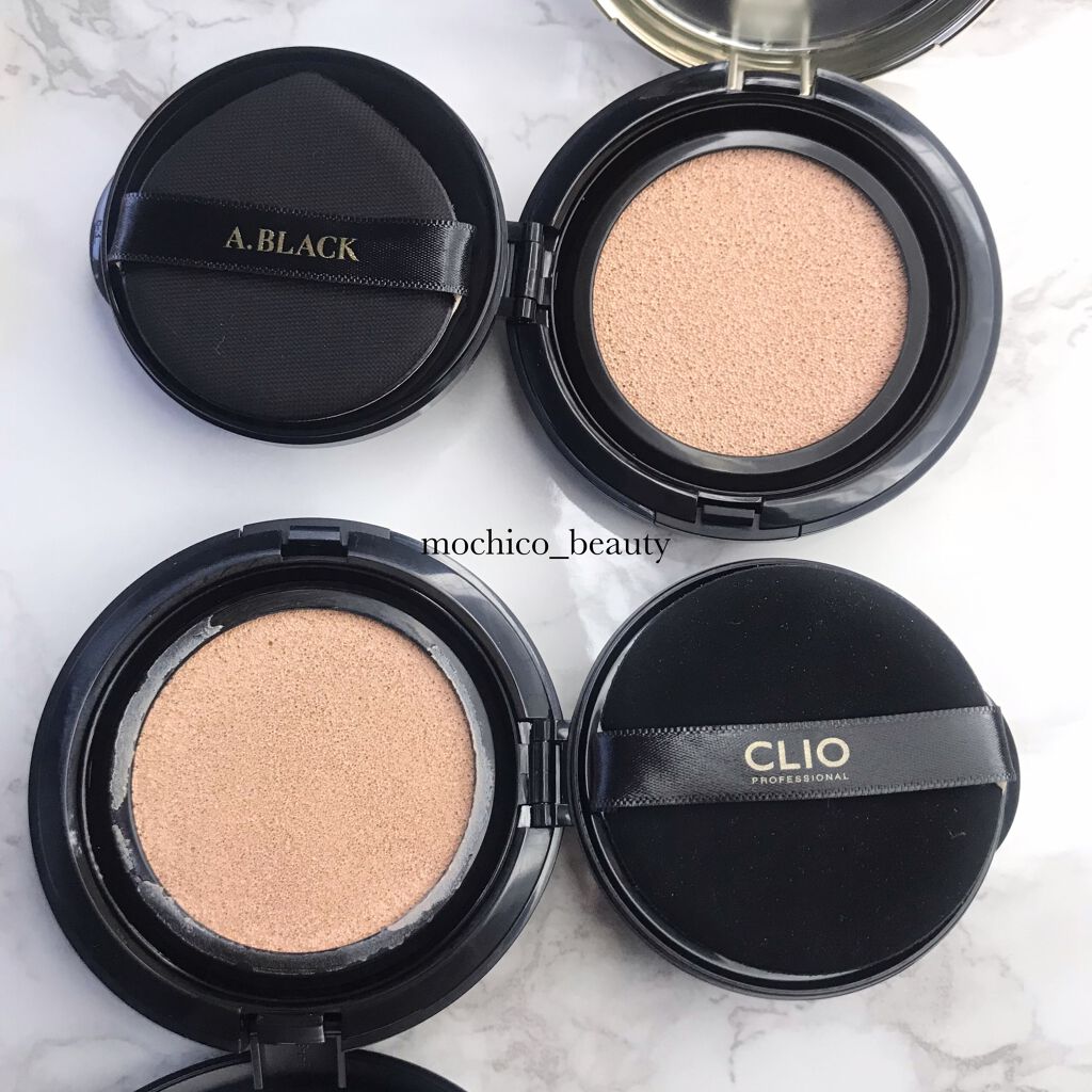 オールデイパーフェクトカバークッション/A.BLACK/クッションファンデーションを使ったクチコミ（3枚目）