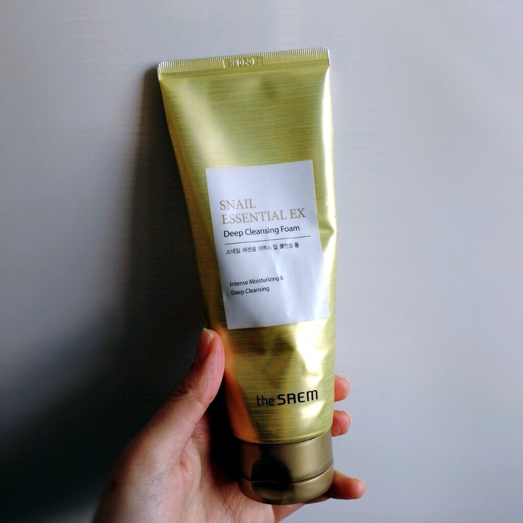 スネイル エッセンシャルEX ディープクレンジングフォーム/the SAEM/洗顔フォームを使ったクチコミ(1枚目)